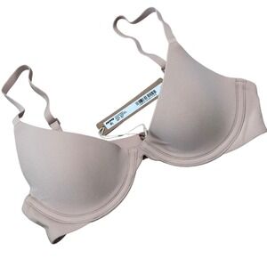 Skims Fits Everybody Scoop Plunge Bra Mica Tan Underwire Size 32A  NWT